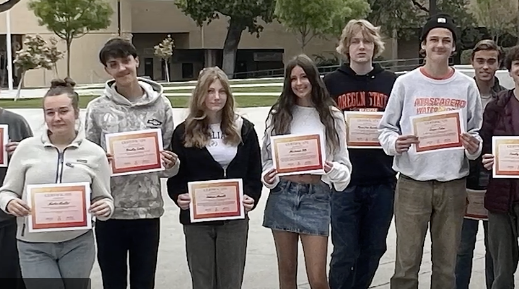 Student of the Month Paws in Celebration